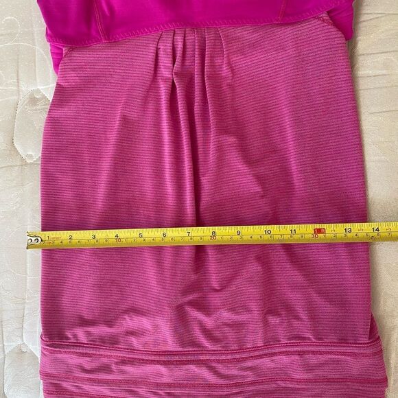 Lululemon Athletica Pink Fitted Ruched Sleeveless Tank Top - Picture 10 of 10